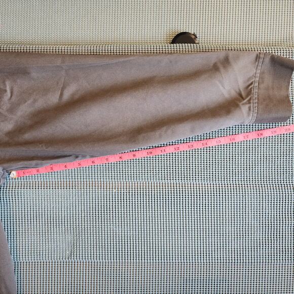 Volcom Men's Medium Gray Long Sleeve Button-Up Shirt Corp Cut Classic Style - Picture 5 of 9